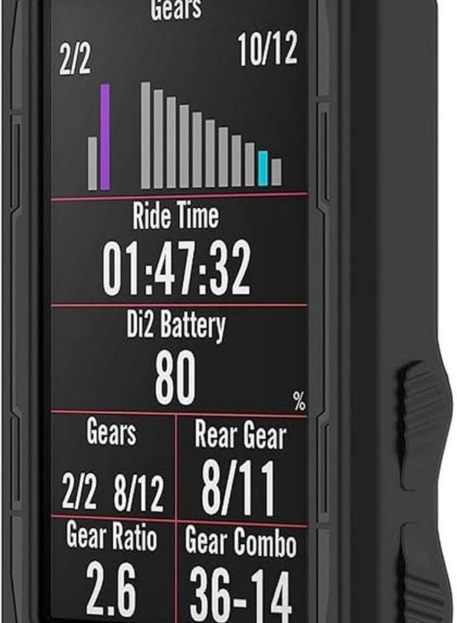 Bryton Rider 750 Cycling Computer Silicone Protective Case Black - Image 2